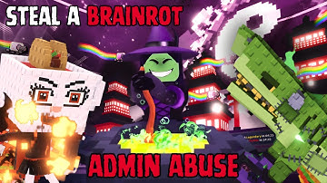 Steal A Brainrot🎃 - Admin Abuse & Witch FUSE Event Update - Roblox
