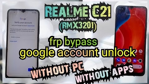 Realme C21(rmx3201) frp bypass | google account remove | without pc |100%done @salamtechmalayalam