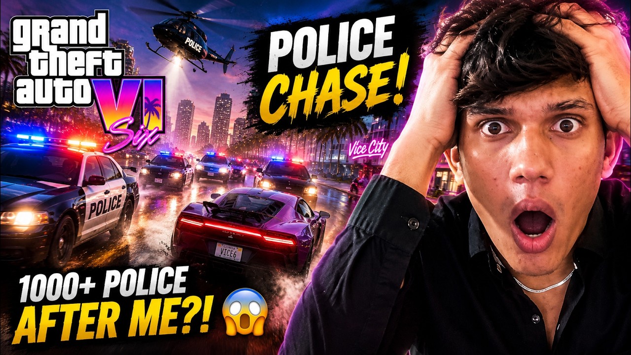 Police Chase in GTA 5 | WASTED