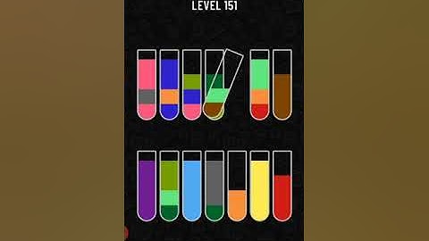 🤯 Level 151 🤯 | Most Difficult Level | Water Sort Puzzle Game | Brain Boosting Game For Student #115