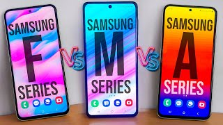 Samsung A Series Vs M Series Vs F Series !! Samsung Best Mid-Range Series 2024 !! Techno Rohit |