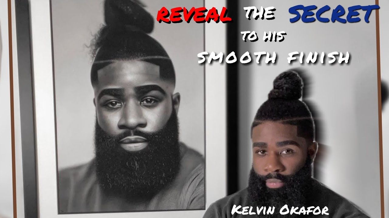Kelvin Okafor Reviews Secret to Smooth Finish Drawing | Hyperrealism 