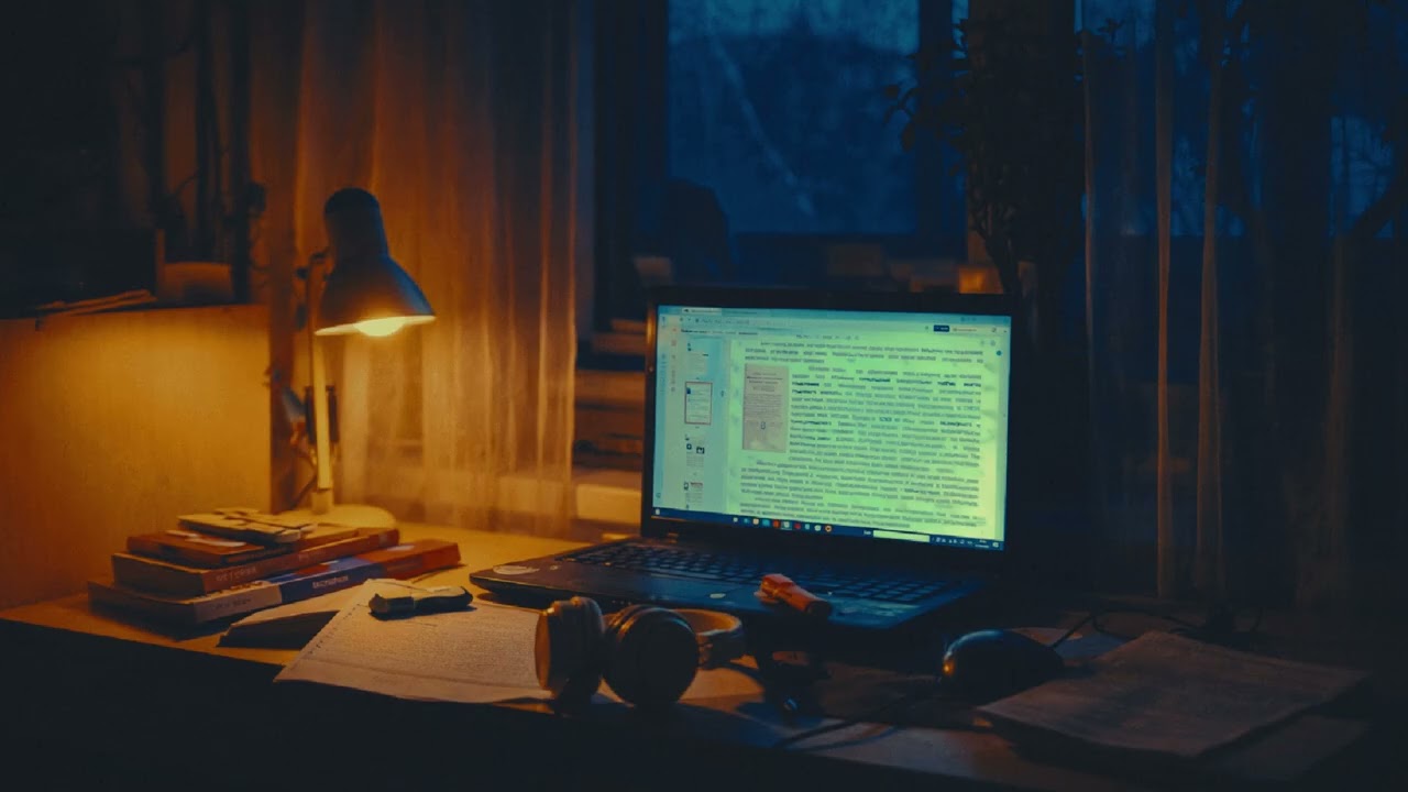 Jazz for Working Alone | Silent Evening Piano Jazz with Gentle Crickets