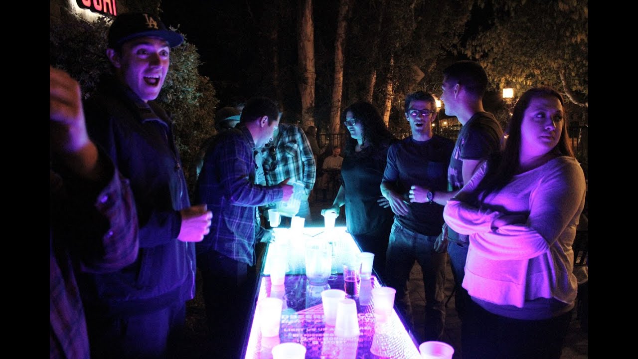 Infinity Glow LED Beer Pong Table Kicks Up Any Party To 11