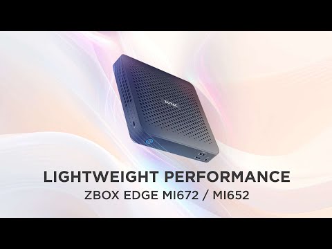 ZOTAC ZBOX edge MI672 and MI652 - Thin, Ultra-Compact Mini PCs