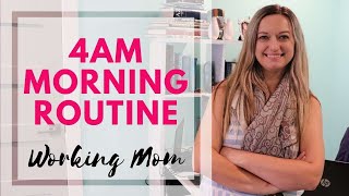 4 AM Morning Routine of a Working Mom | School Morning Routine Fall 2019