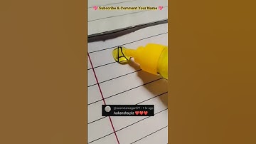 Stylish Bubble💭Name Writing 💭Tag to A-Letter🌸#art#share #comment#nameart#writing #calligraphy#funny