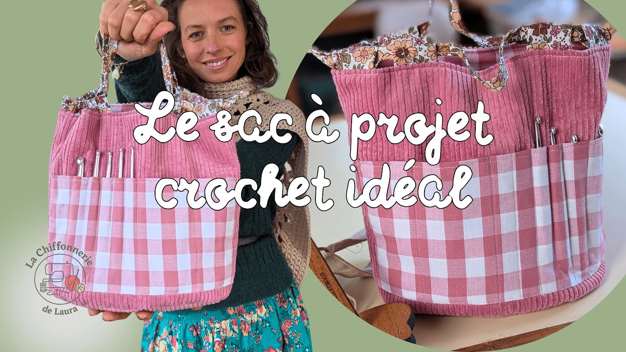 Le sac à projet crochet idéal ? Je détourne mon patron Évolution Nomade