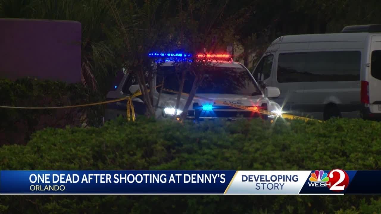 Police: 1 dead, 1 injured after shooting inside Orlando Denny's - YouTube
