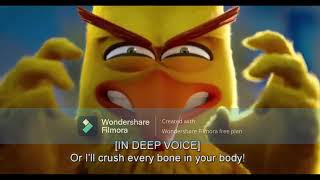 Mr. Noisy's Reaction To Chuck's Scary Face