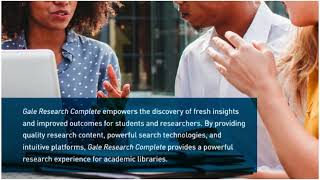 Gale Research Complete Advanced Search