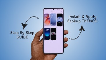 How To Install & Apply Backup Themes on HyperOS 2.0 - Step By Step Guide!⚡