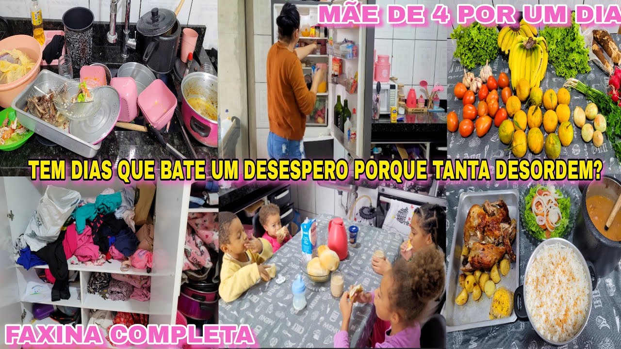 TEM DIAS QUE BATE UM DESESPERO😣 PORQUE TANTA DESORDEM? NOSSO ALMOÇO DE DOMINGO | FAXINA NA CASA🥵✨️