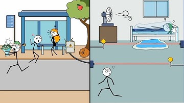 Thief Puzzle: (Level 151-160) Gameplay Walkthrough Solution - Funny Stickman Brain Puzzle Game