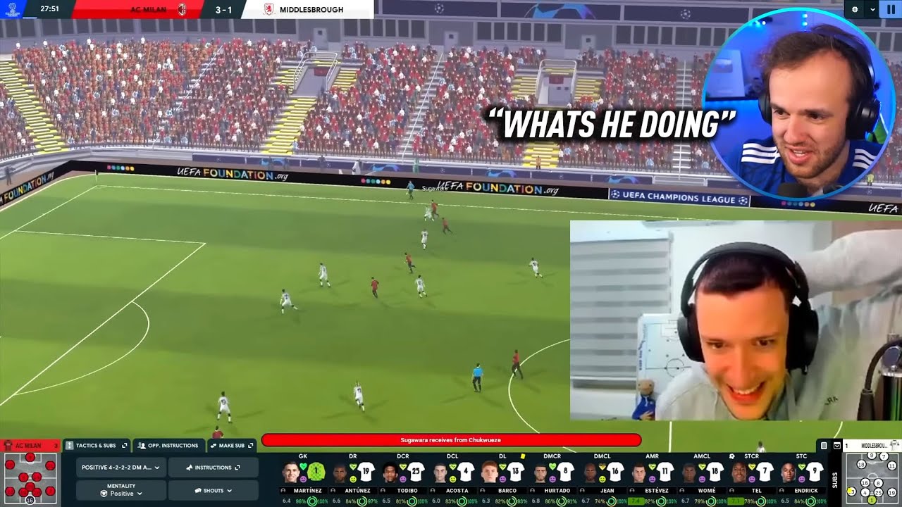 Реакция Курта на то, что Зеландия наблюдает за его игрой в Football Manager💀💀