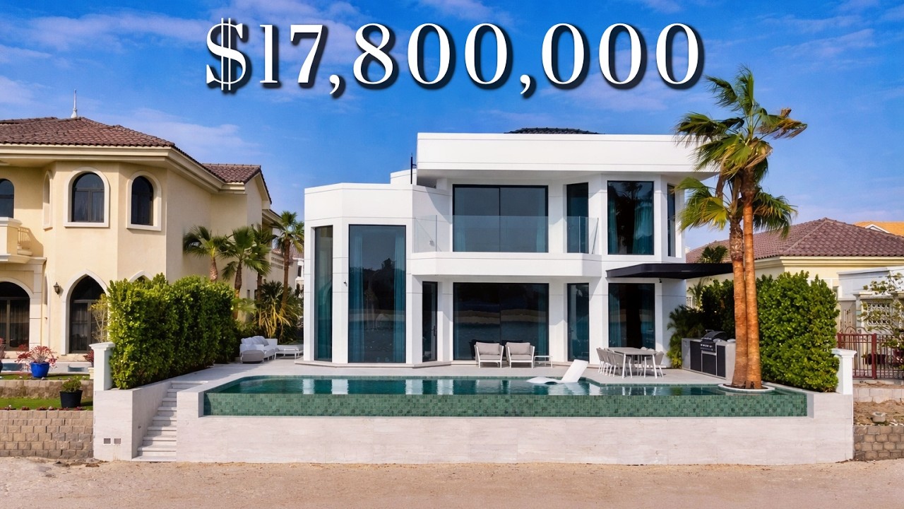Inside a $17,800,000 BEACHSIDE ULTRA LUXURY Villa - Palm Jumeirah, Dubai