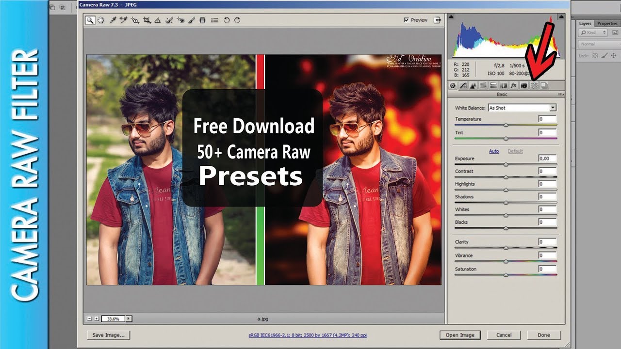 photoshop cc 2021 camera raw presets free download