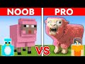 NOOB vs PRO: MINECRAFT MOVIE TRAILER House Build Challenge