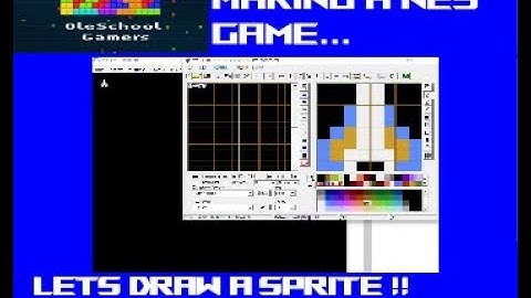 Homebrew - Creating a NES game Vid #3 - Palettes Graphics and code
