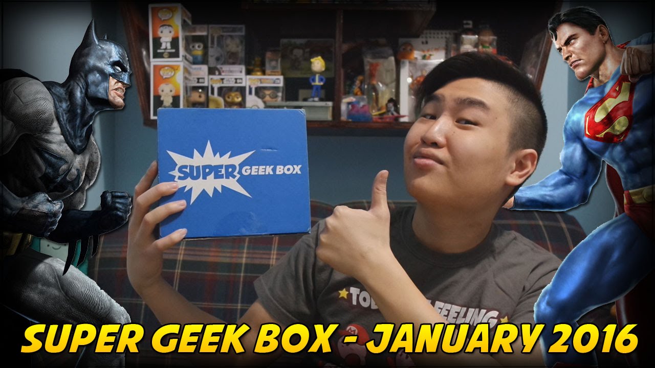 Super Geek Box Unboxing: Versus! (January 2016)