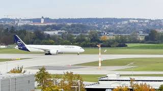 4K - Wide-Bodies At Munich Muc Airbus A350, A380, Boeing B767, B787