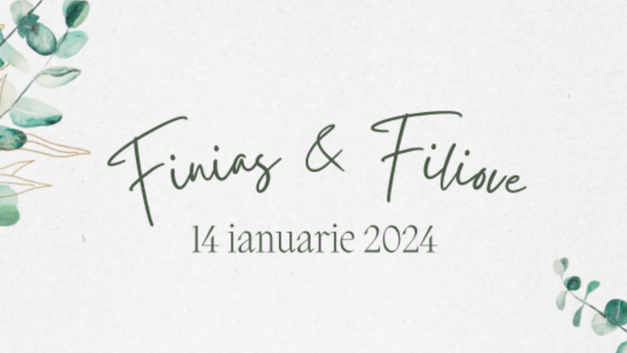 Nuntă Finias & Filiove / Biserica Baptistă Betel / 14-01-24 AM