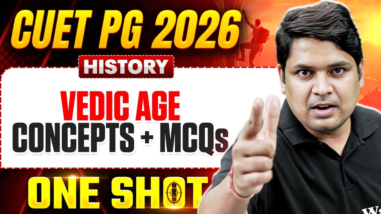 CUET PG History Vedic Age 2026 | CUET PG History MCQ 2026 | CUET PG ...