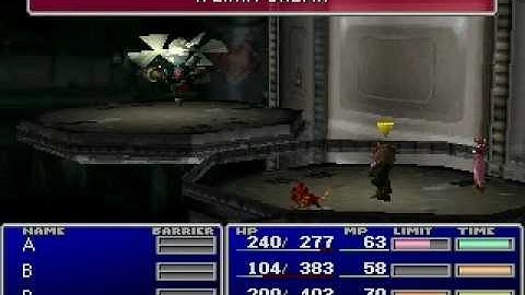 (FF7 Boss) Hundred Gunner / Heli Gunner - Fastest time