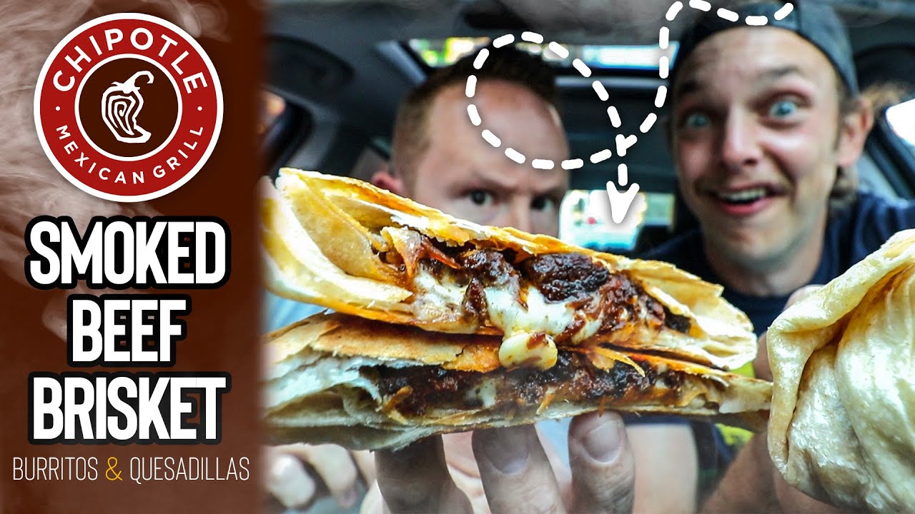 Eating Chipotle's *NEW* Smoked Beef Brisket Burritos & Quesadillas 🐄🌯