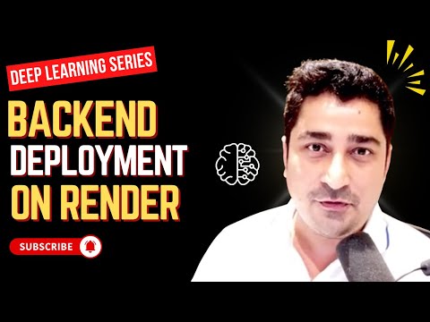 Backend Deployment on Render  | Deep Learning Masters | Euron