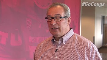 Washington State coach Leach tours the Cougar football complex