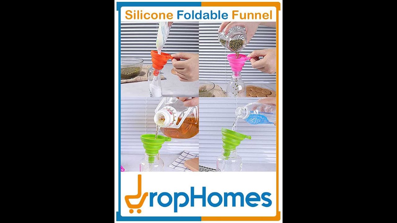 Silicone Foldable Funnel-WhatsApp+923137674663