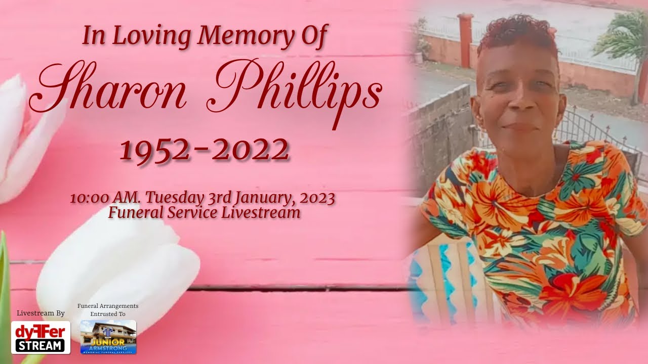 Sharon Phillips Funeral Service Livestream. - YouTube