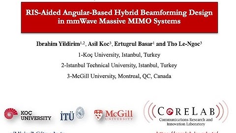 RIS-Aided Angular-Based Hybrid Beamforming Design in mmWave Massive MIMO Systems - Ibrahim Yildirim