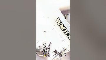 "Robotic arm + CNC lathe = Next-level precision! ⚙️🤖 #FactoryAutomation #SmartManufacturing