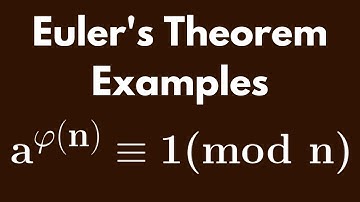 Number Theory | Euler