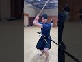 袈裟懸の連続素振り Continuous practice Suburi of Kesagake
