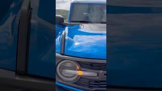 This Ford BRONCO Has The Most Beautiful Blue Color #ford #bronco #raptor #cars #offroad