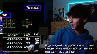 2-Time Tetris World champion attempts GAME CRASH