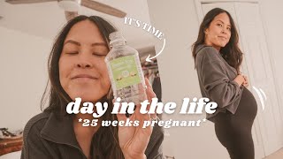 25 WEEKS PREGNANT | Glucose Test (At Home!) | Catching up &amp; Day In My Life