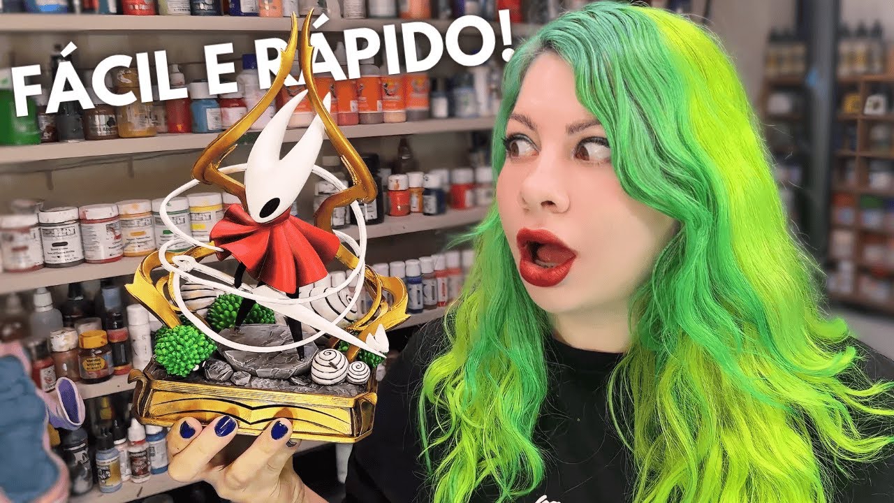 Eu Fiz a HORNET de Silksong com IMPRESSÃO 3D em Apenas 2 Horas!