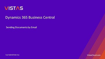 Dynamics 365 Business Central - Sending Documents by Email