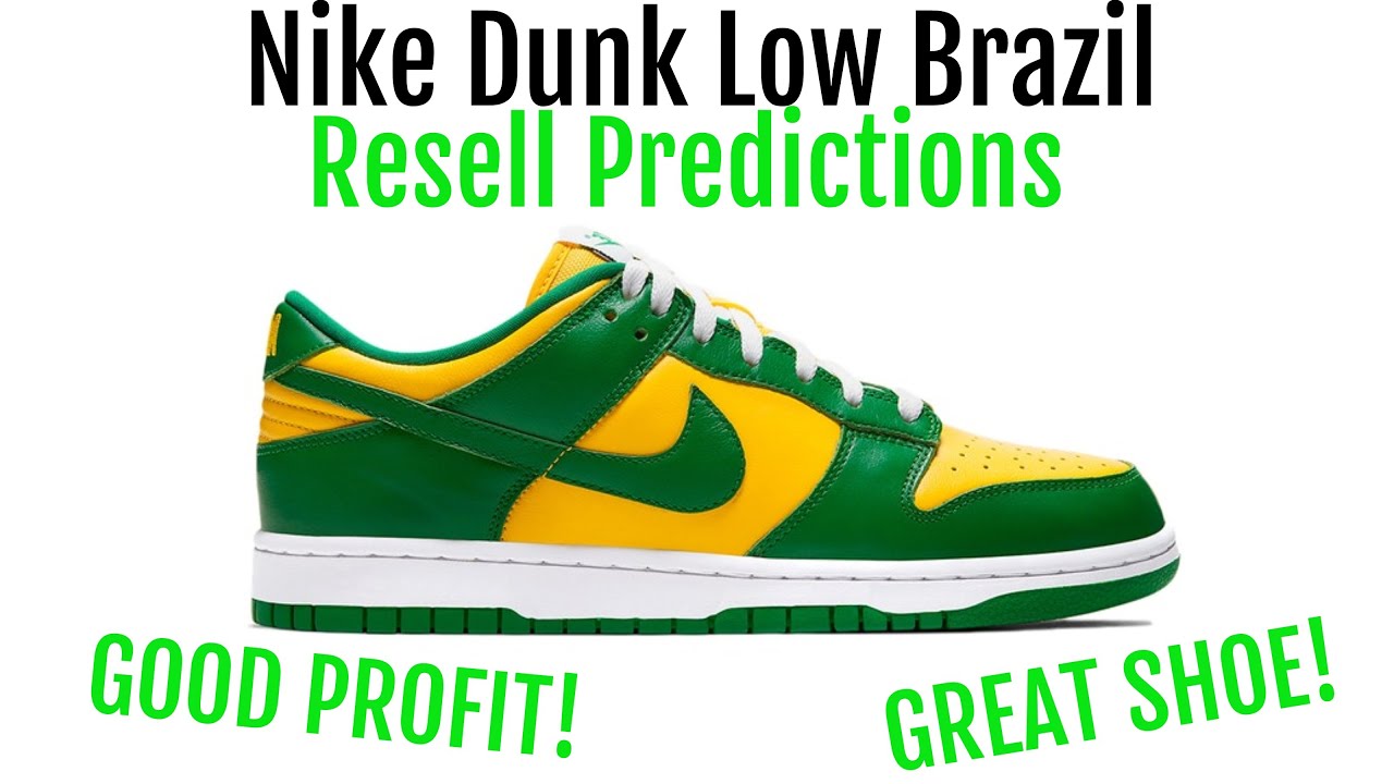 dunk low brazil resell price