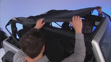 Sunrider Soft Top-Take Jeep Wrangler top off on 2018 Jeep Wrangler (JK)