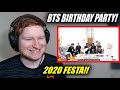 BTS (방탄소년단) '방탄생파' 7TH ANNIVERSARY BIRTHDAY PARTY REACTION!! #2020FESTA