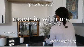 MOVE IN VLOG❤️|Empty Apartment Tour| Unpacking kitchen| Grocery Shopping| Trader Joes, Whole Foods