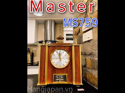 Video Đồng hồ để bàn Master gỗ hoàng gia đẹp xuất sắc Nhật... - youtube