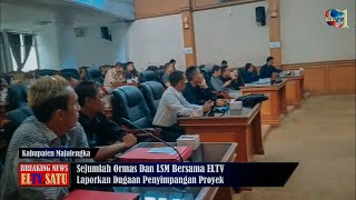 Sejumlah Ormas Dan LSM Bersama ELTV Laporkan Dugaan Penyimpangan Proyek