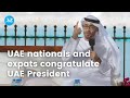 UAE nationals and residents congratulate UAE President