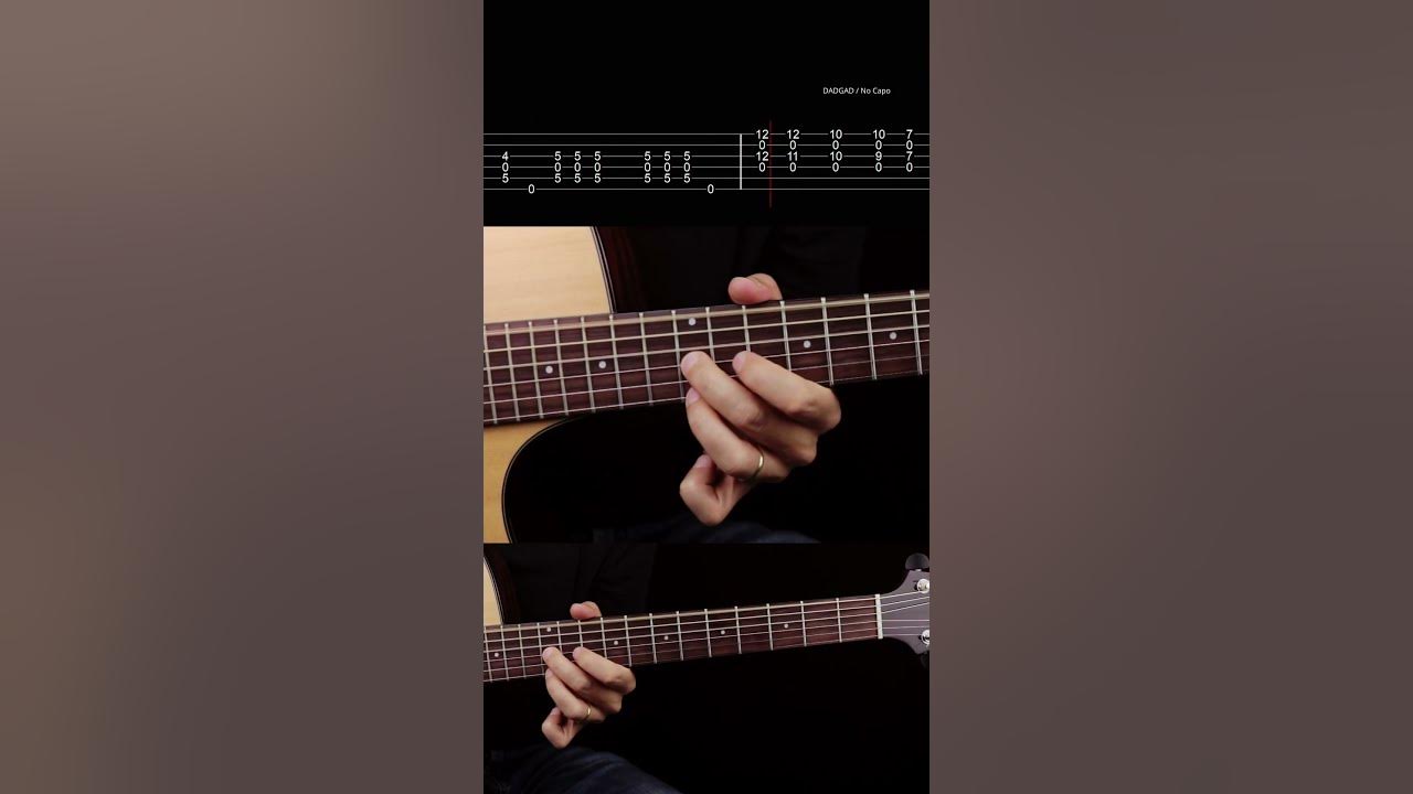 This riff sounds BIG on the acoustic guitar! 😍